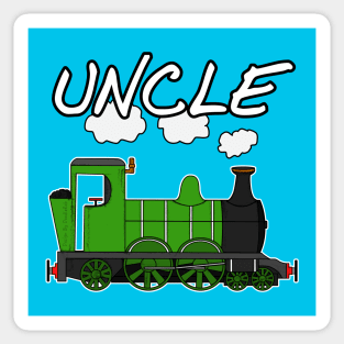 Father's Day Steam Train Uncle Sticker